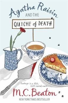 Paperback Agatha Raisin and the Quiche of Death. M.C. Beaton Book