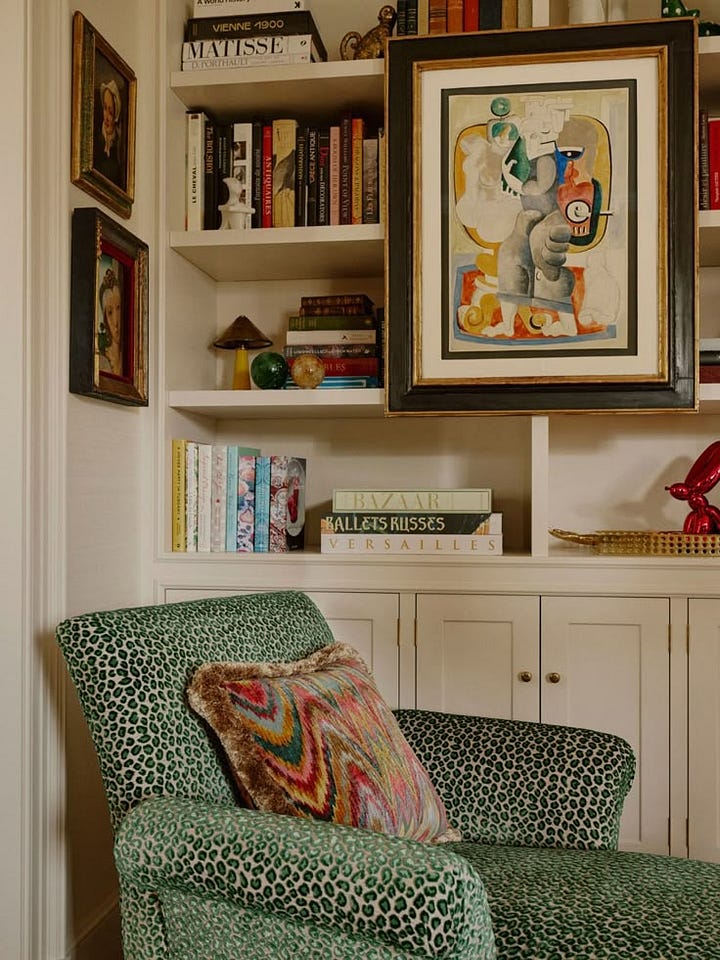 Framing tip: Frame on top of the bookshelf spine instead of instead