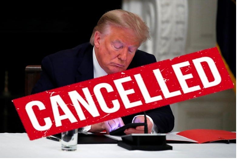 trump cancelled trump cancelled