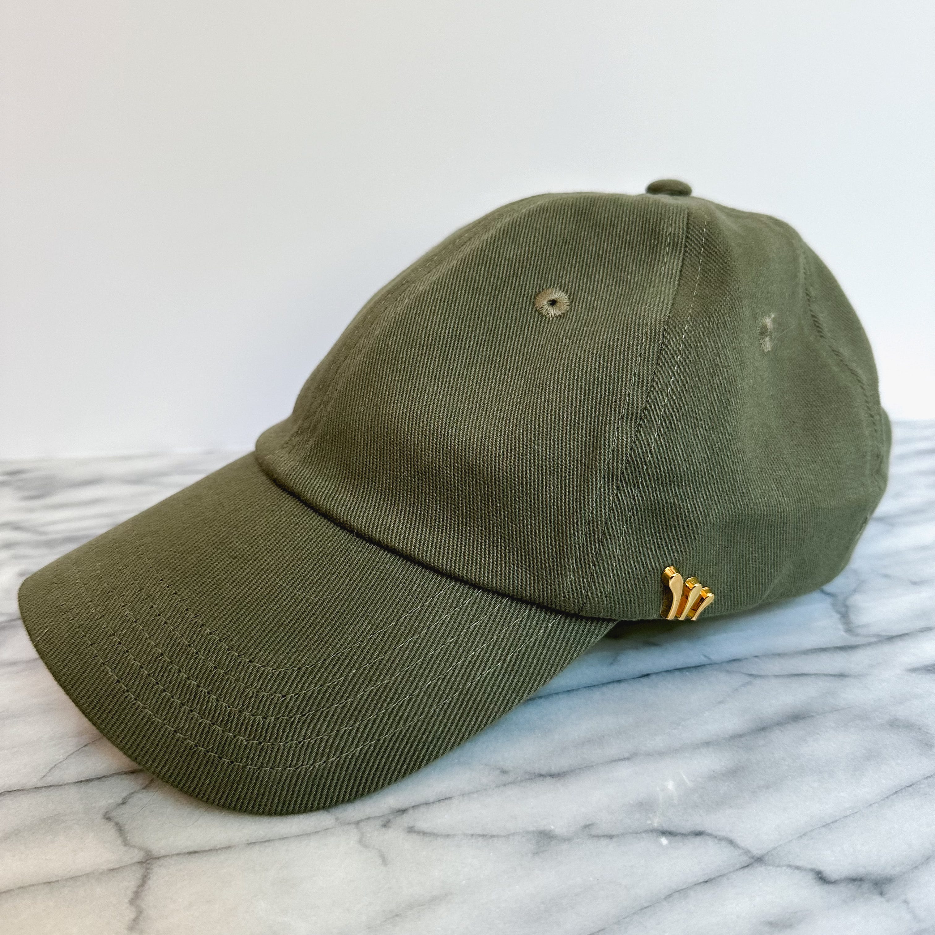 Chord The Mary in Olive Green Organic Cotton Stretch Twill 
