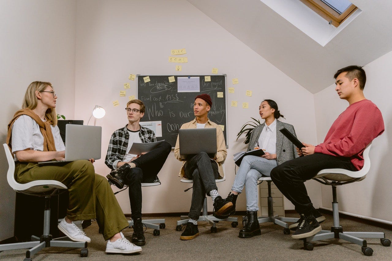 What do product people do in a Scrum process?