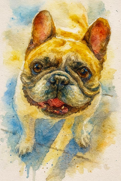 Digital Dog Paintings by Clifford Jones, photographer and visual artist
