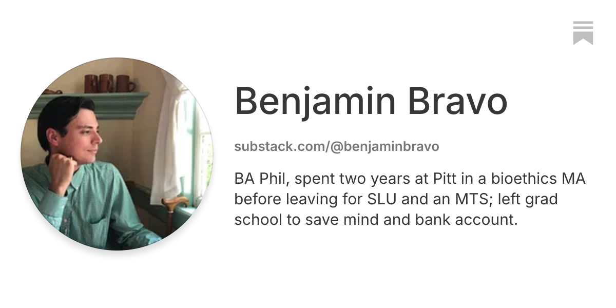 Benjamin Bravo | Substack