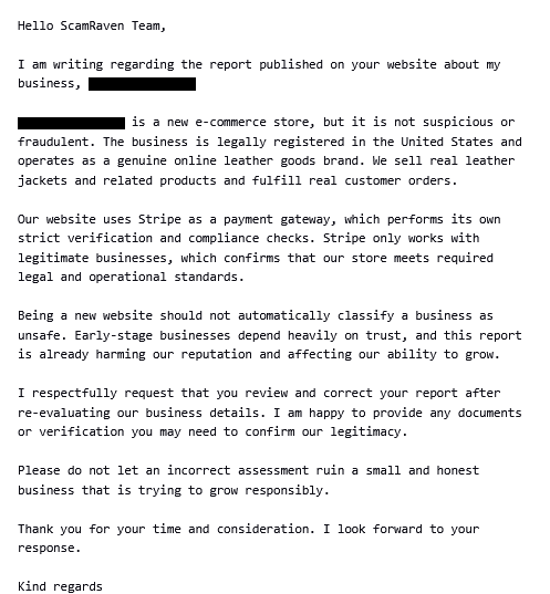 A request I received at the beginning of January