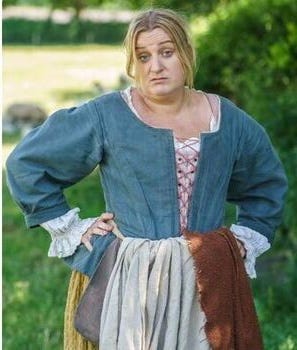Famous female pirates Anne Bonny and Mary Read from old prints. Anne Bonney is bare chested.