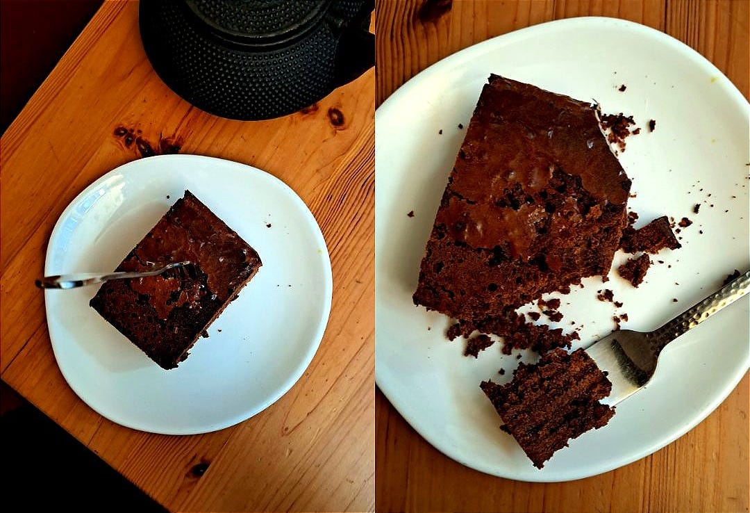 salted caramel brownie
