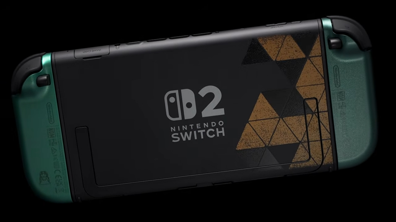 Nintendo Switch 2 The Legend of Zelda 40th anniversary edition back Nintendo Switch 2 The Legend of Zelda 40th anniversary edition back