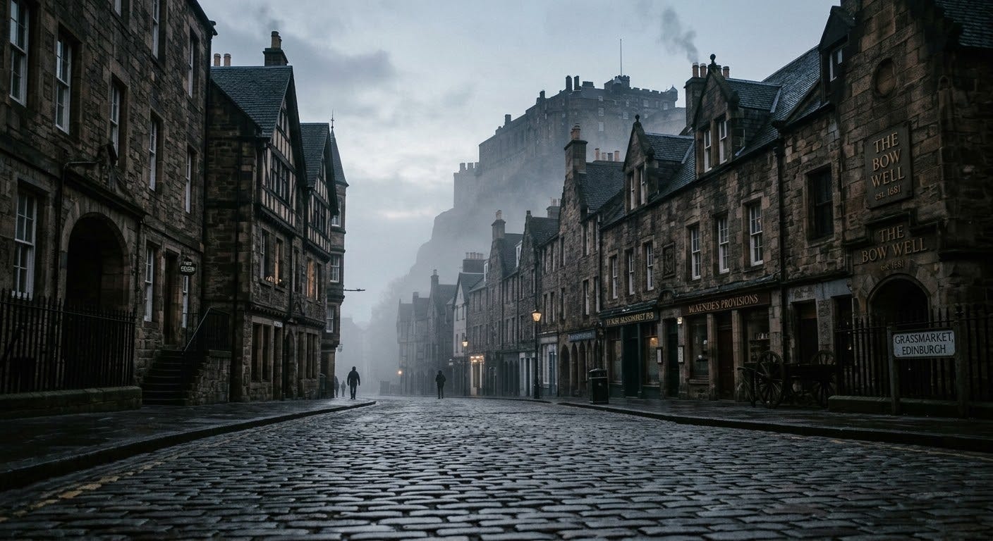 Old representation of Edinburgh Old representation of Edinburgh