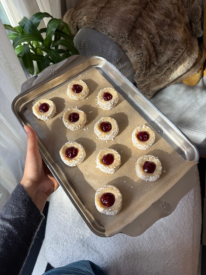 Swedish Raspberry Cookies Swedish Christmas: Raspberry Thumbprint Cookies