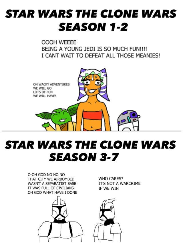 r/PrequelMemes - The Clone Wars summarized in one meme... r/PrequelMemes - The Clone Wars summarized in one meme...