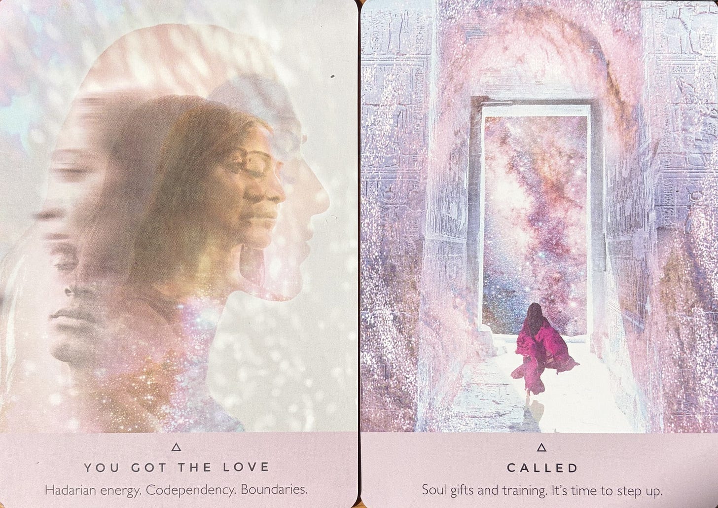 Star seated Oracle deck by Rebecca Campbell and Danielle Noel with the you've got the love and called cards Starseed Star seated Oracle deck by Rebecca Campbell and Danielle Noel with the you've got the love and called cards Starseed