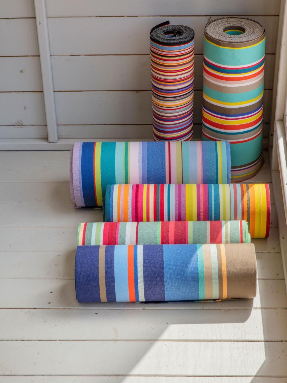 French stripe fabric from RE