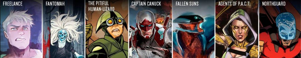 Chapterhouse's main comics
