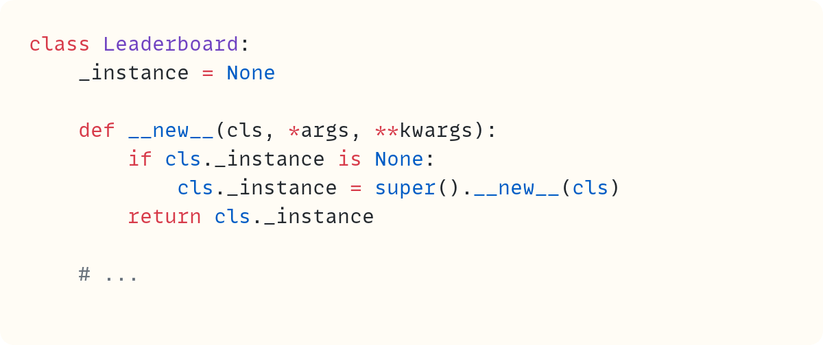 Creating a singleton class in python and why you probably don t need it