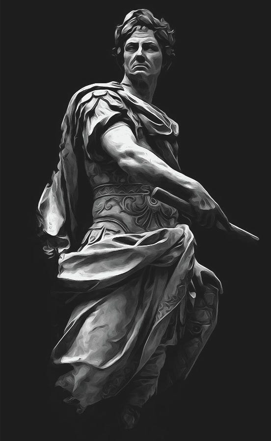 Gaius Julius Caesar - 02 Painting by AM FineArtPrints - Pixels