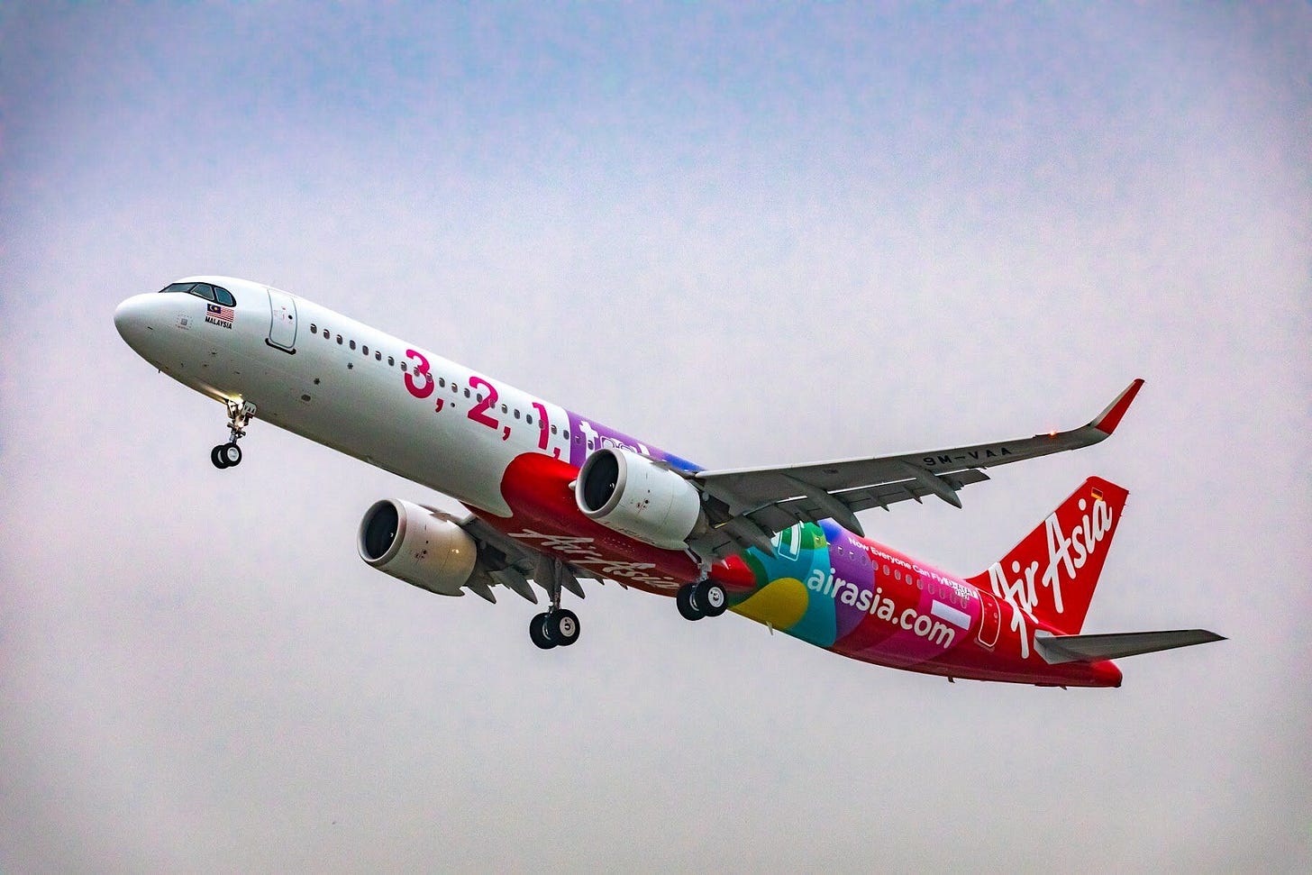 AirAsia A321neo at airport