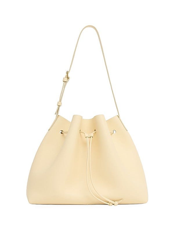 Secchio Leather Crossbody Bag