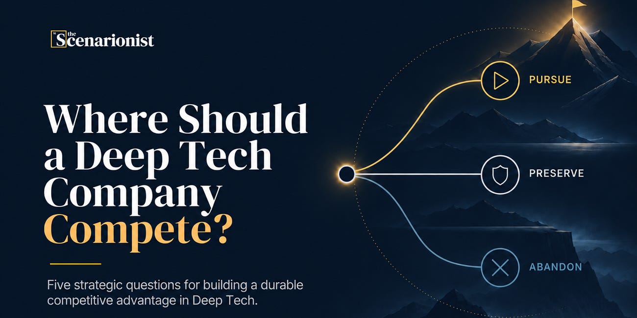 Where Should a Deep Tech Company Compete?