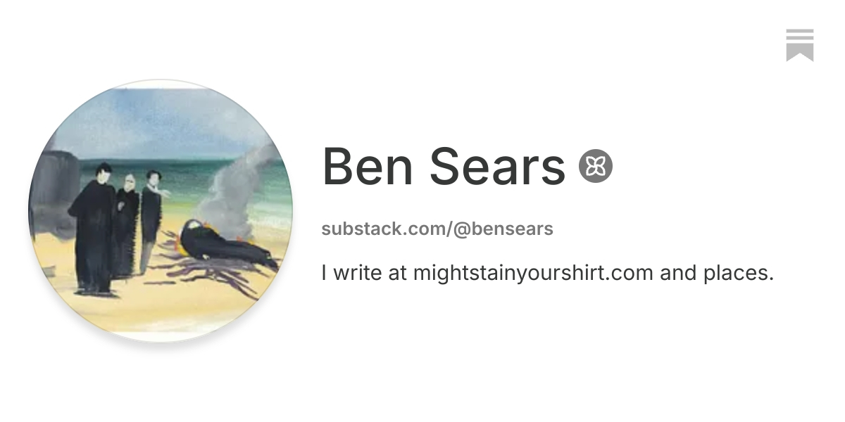 Ben Sears | Substack
