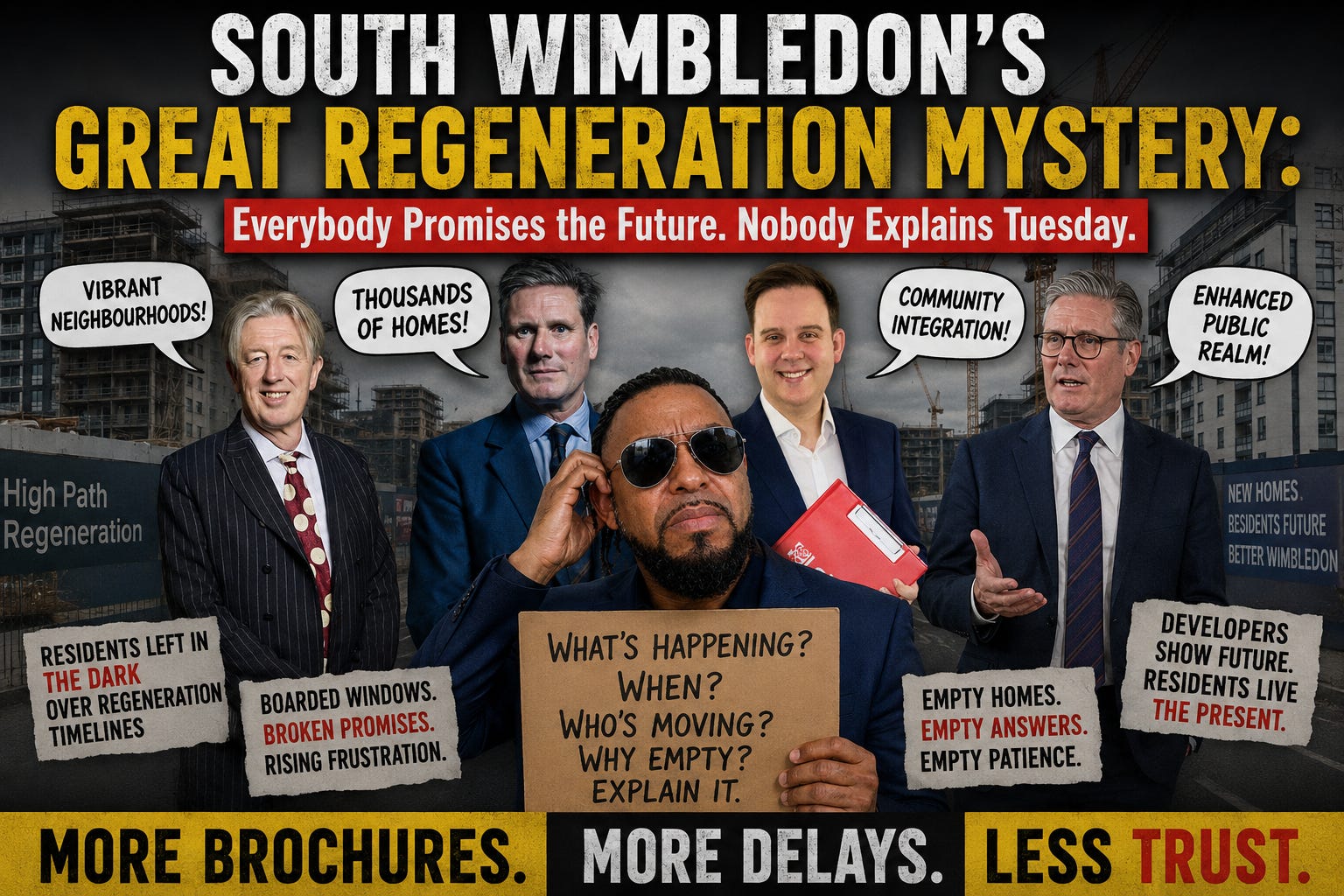 Cover artwork of the article “SOUTH WIMBLEDON'S GREAT REGENERATION MYSTERY”