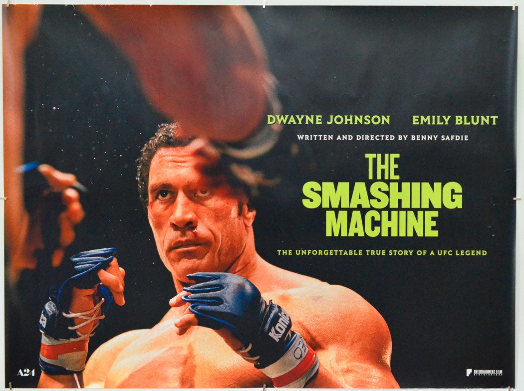The Smashing Machine” Original Quad Poster - Film Poster - Movie Post –  pastposters