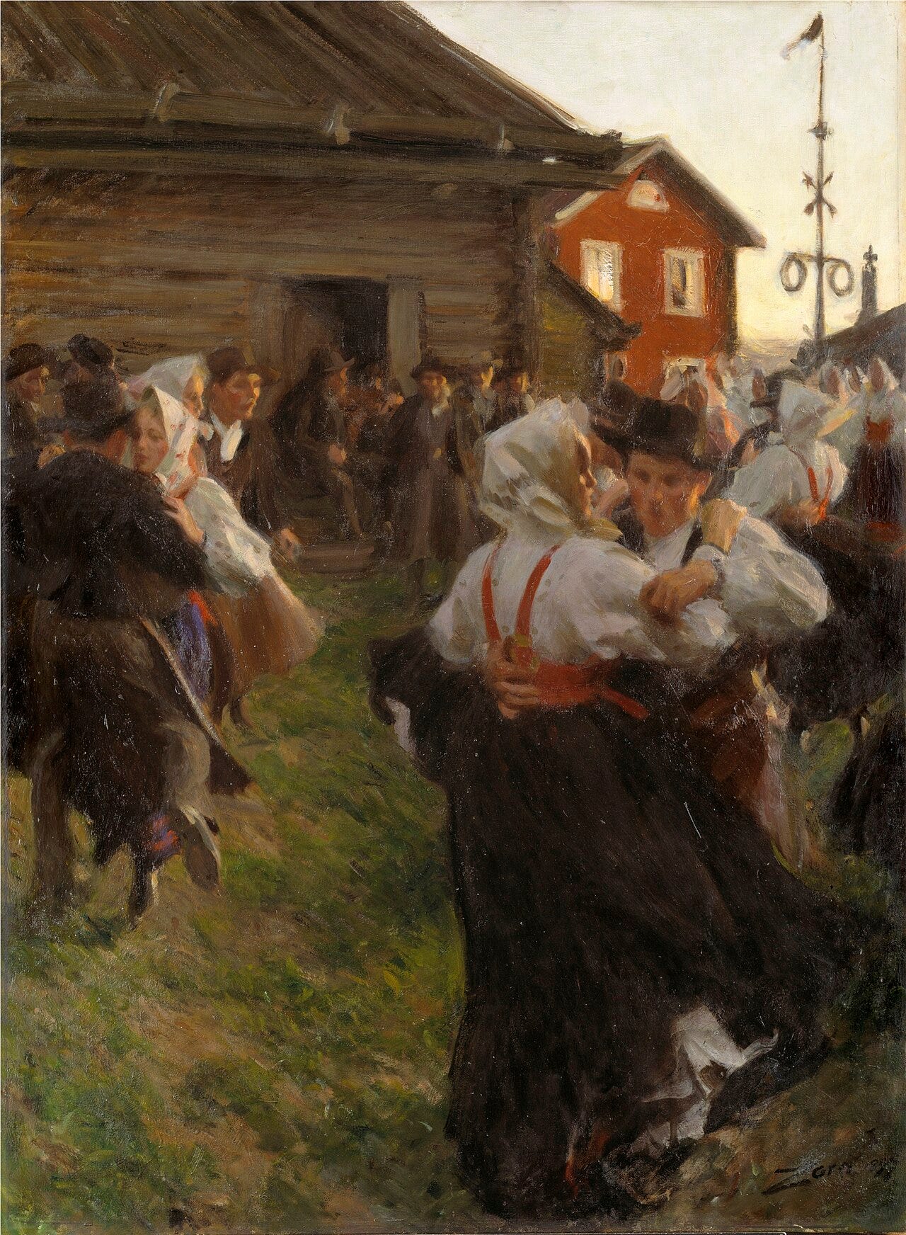 Anders Zorn, Midsummer Dance, 1897 Anders Zorn, Midsummer Dance, 1897