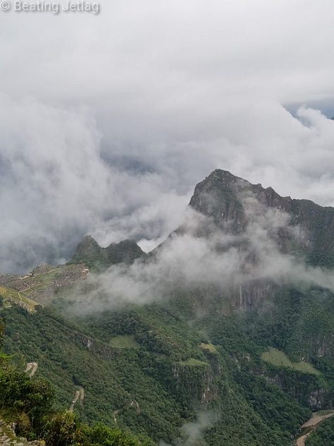 View on Machu Picchu from the Sun Gate