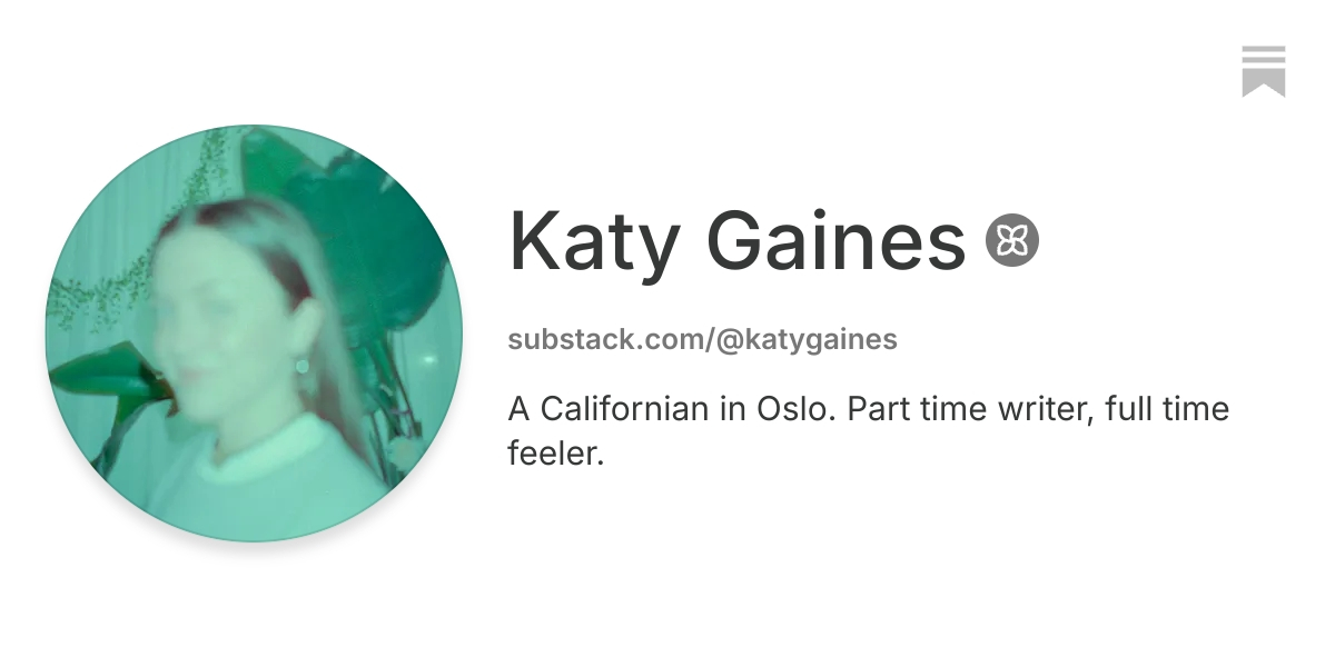 Katy Gaines | Substack