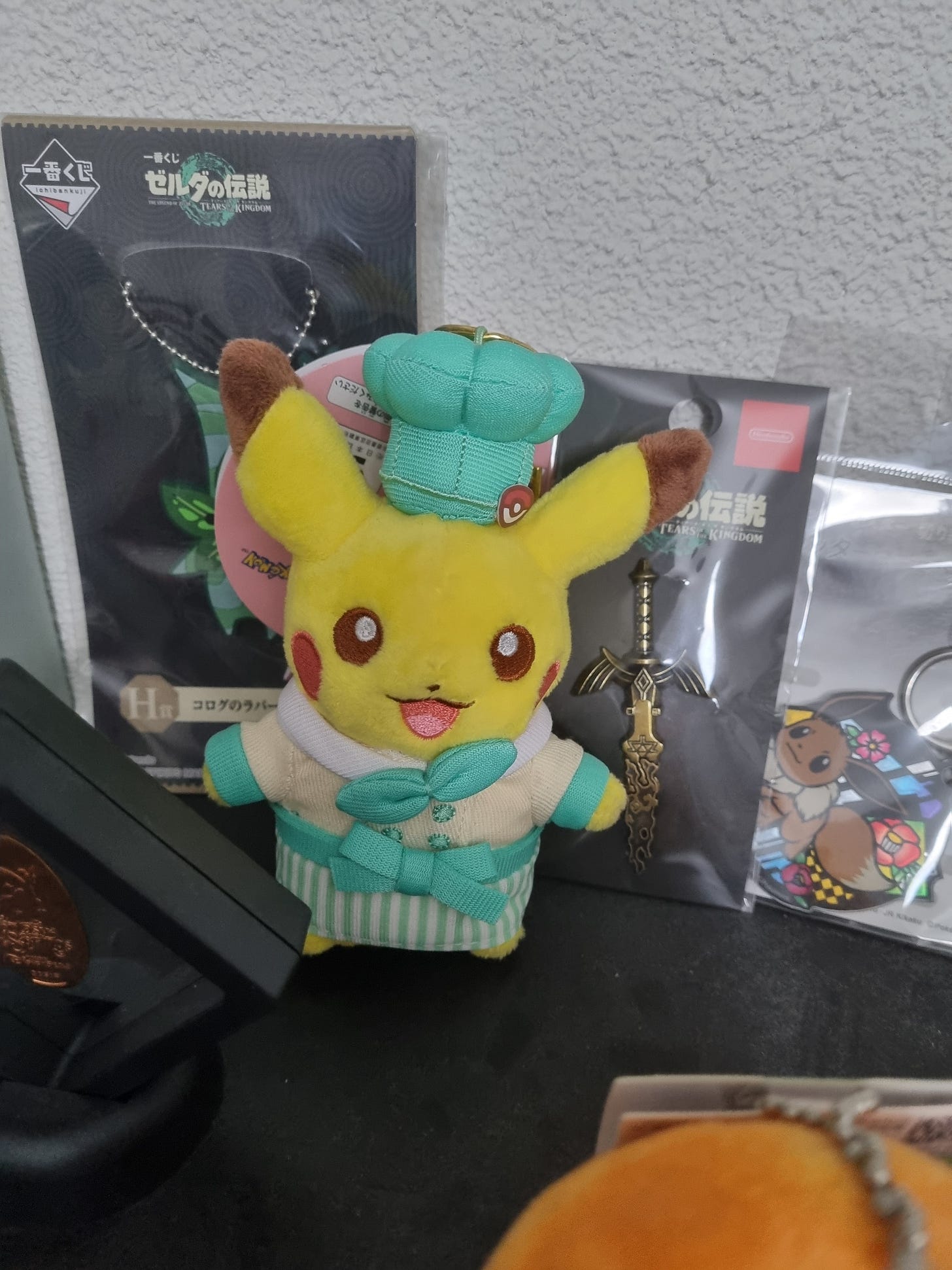 Ricardo’s Pikachu purchased from the Pokémon Café in Japan