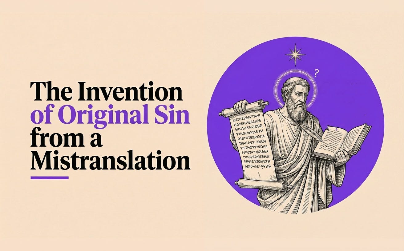 The Invention of Original Sin from a Mistranslation The Invention of Original Sin from a Mistranslation