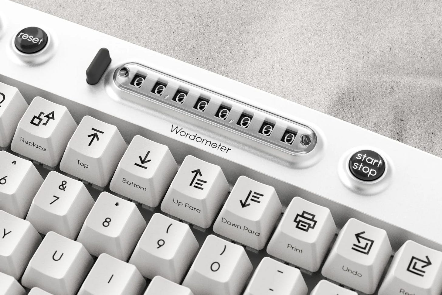 Freewrite's latest keyboard has a mechanical word-counter to track your  writing | The Verge