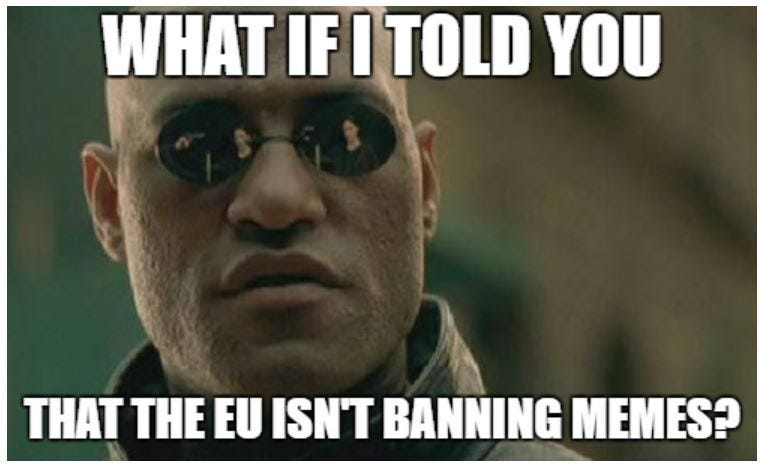 No, no, no, we are not banning memes! | by European Commission | Medium No, no, no, we are not banning memes! | by European Commission | Medium
