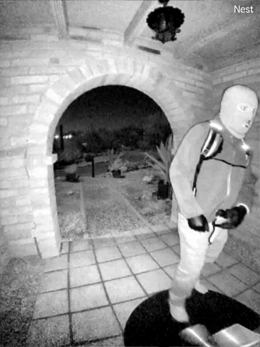 A man is seen on Nancy Guthrie's doorbell camera on the morning of her disappearance. A man is seen on Nancy Guthrie's doorbell camera on the morning of her disappearance.