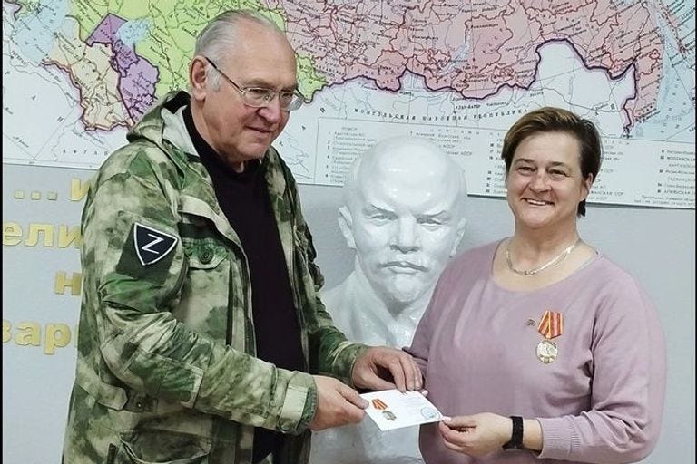 Order of Stalin: Liane Kilinc was honored by the Russian Communist Party.