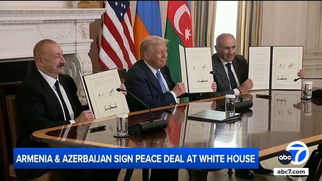 Leaders of Armenia and Azerbaijan shake hands as they join Trump, sign agreement at peace summit - ABC11 Raleigh-Durham Leaders of Armenia and Azerbaijan shake hands as they join Trump, sign agreement at peace summit - ABC11 Raleigh-Durham
