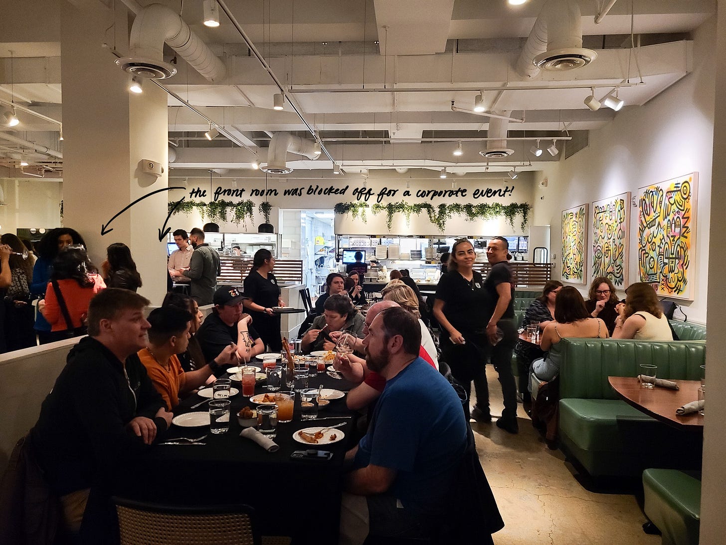 Unconventional Diner corporate catering event