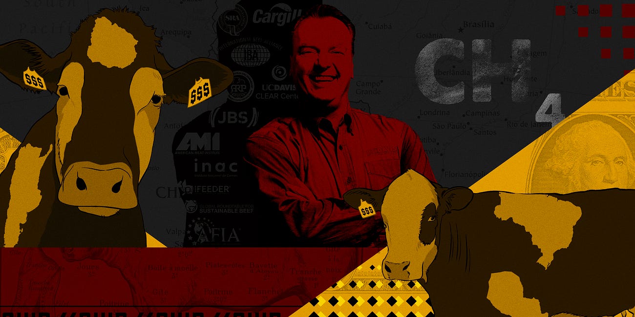 La Guerra del Metano: El plan de la industria ganadera para ocultar su impacto climático en Sudamérica🐮🔥