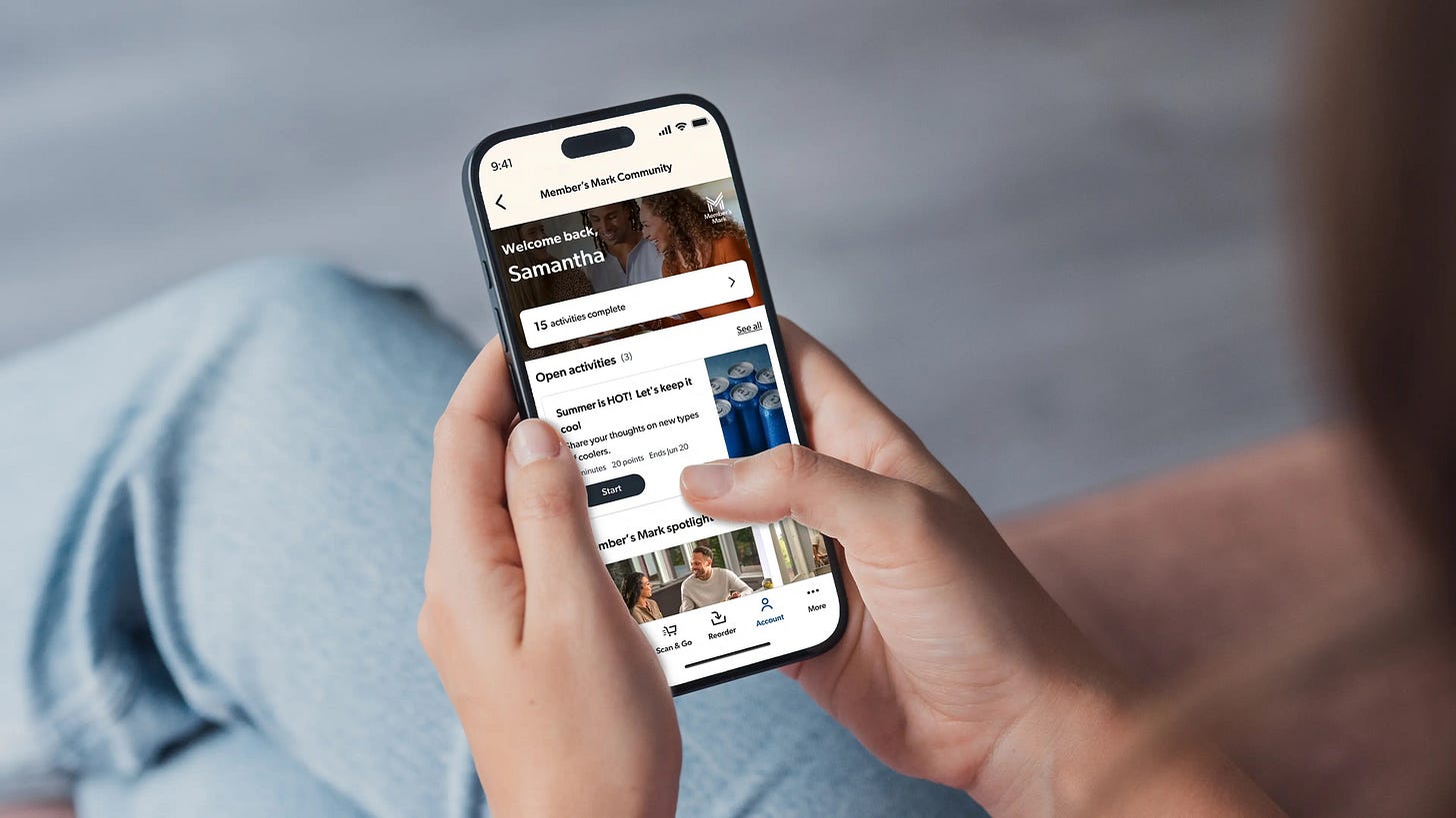 Sam's Club Member's Mark community mobile app
