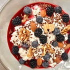 Anti-Inflammatory Greek Yoghurt Bowl with Berries, Beetroot & Nuts
