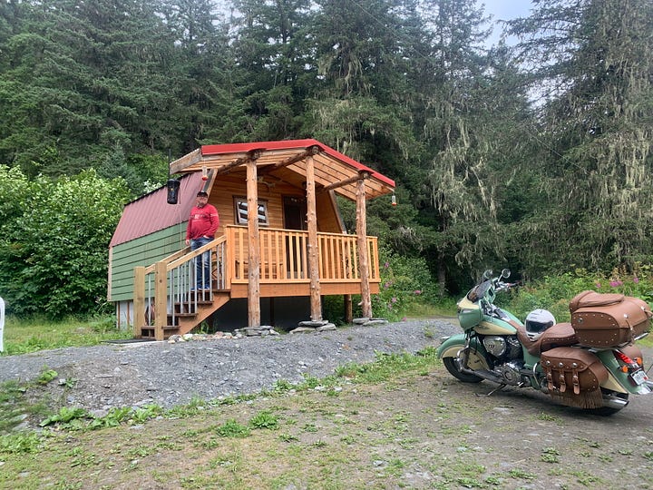 Our tiny house in Valdez.