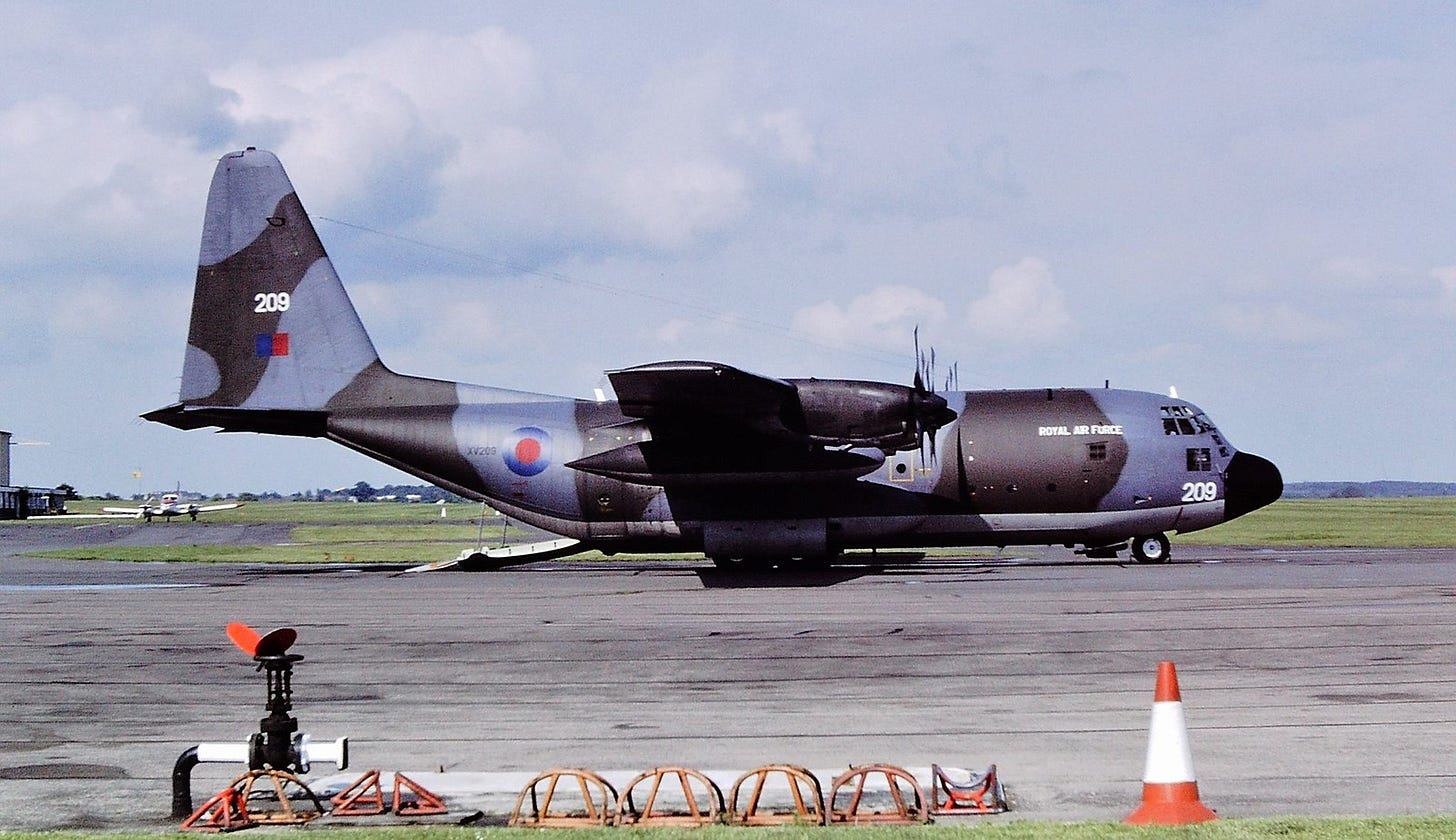 XV209 Hercules RAF CVT 14-06-80 | XV209 L Hercules C1 RAF Co… | Flickr