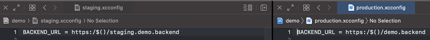 Config contents Config contents