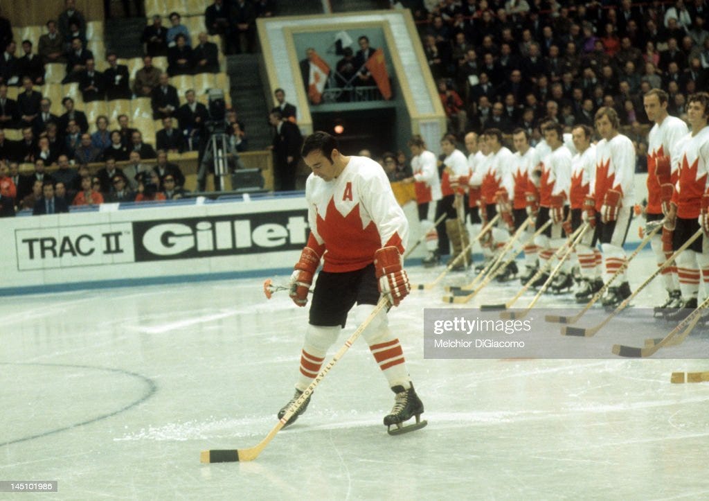 Frank Mahovlich of Canada is introduced before the game against the... News  Photo - Getty Images