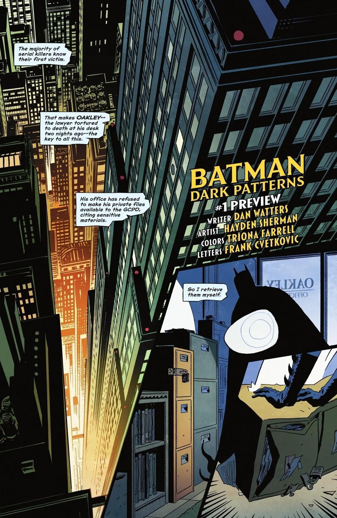 Other] Batman: Dark Patterns #1 preview : r/DCcomics