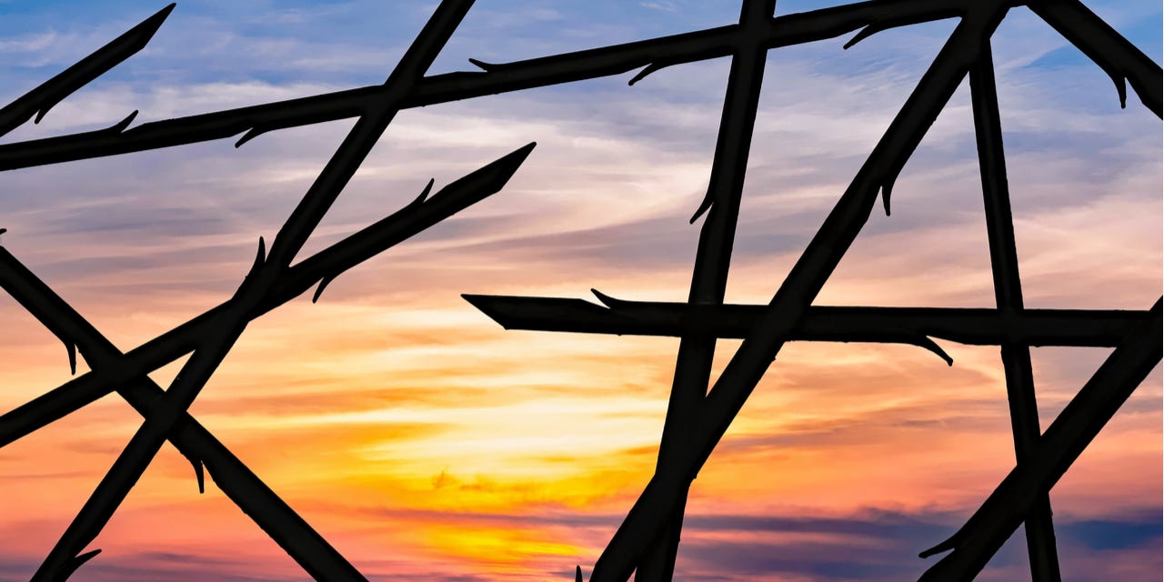 Jagged fence - German death camp? Jagged fence - German death camp?