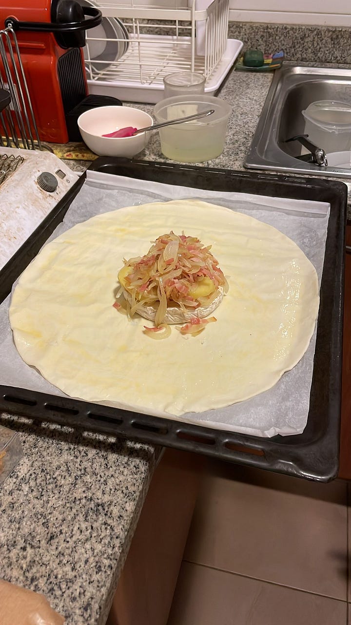 Camembert on croûte