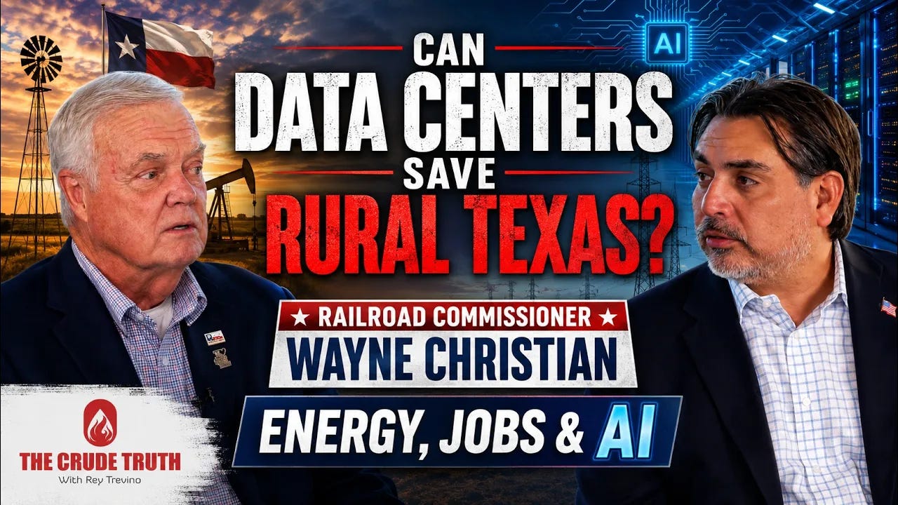 Can Data Centers Save Rural Texas? Railroad Commissioner Wayne Christian on Energy, Jobs and AI