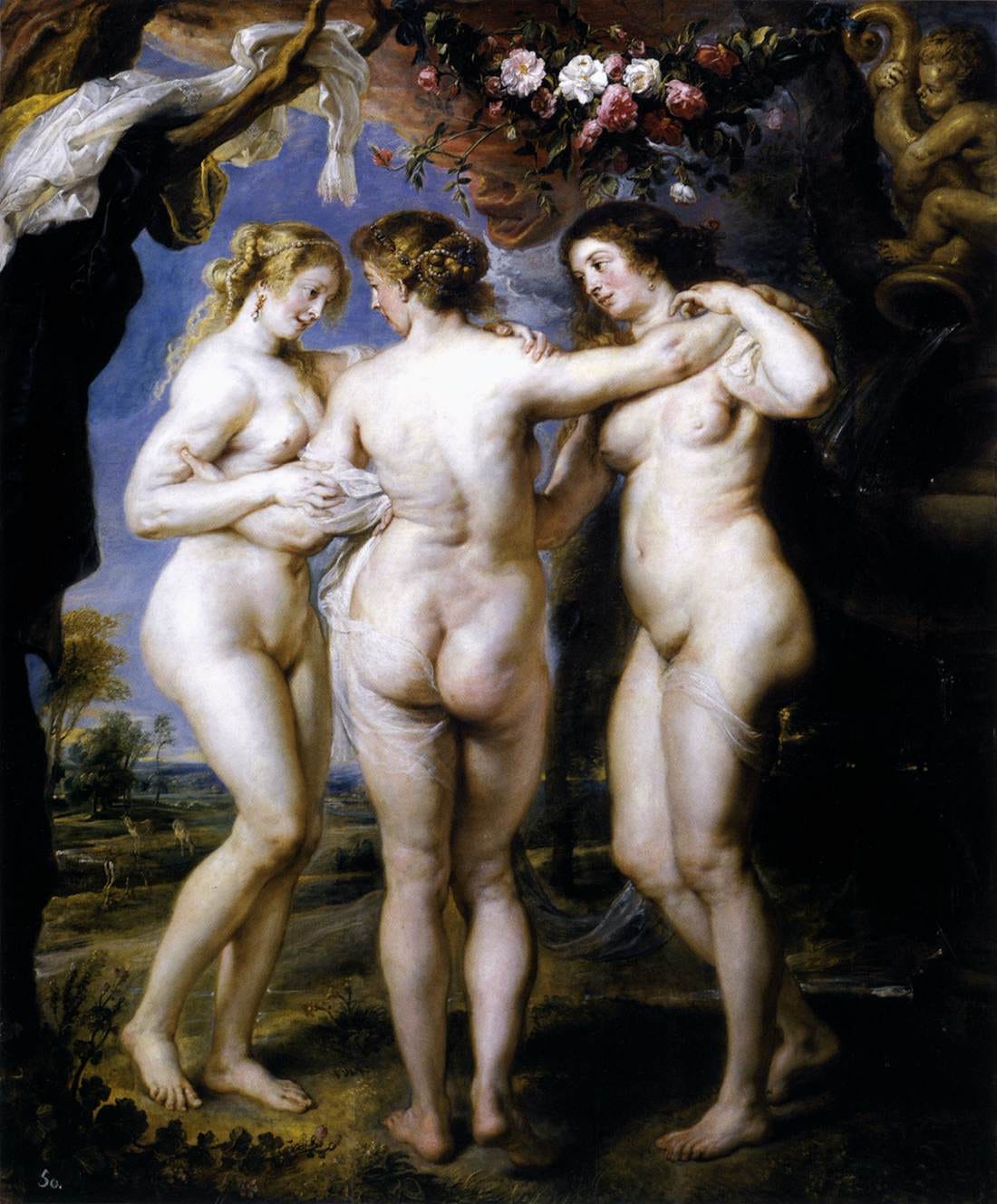 Peter Paul Rubens, The Three Graces, 1635 Peter Paul Rubens, The Three Graces, 1635