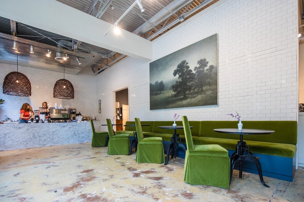 Another view of the interior of Sheep &amp; Meadow.