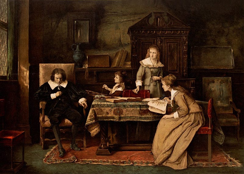 John Milton Ducks Charles II, 1660 – Landmark Events